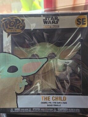 NIB Official Star Wars The Child Green and Gold  PinThe Mandalorian POP! SE